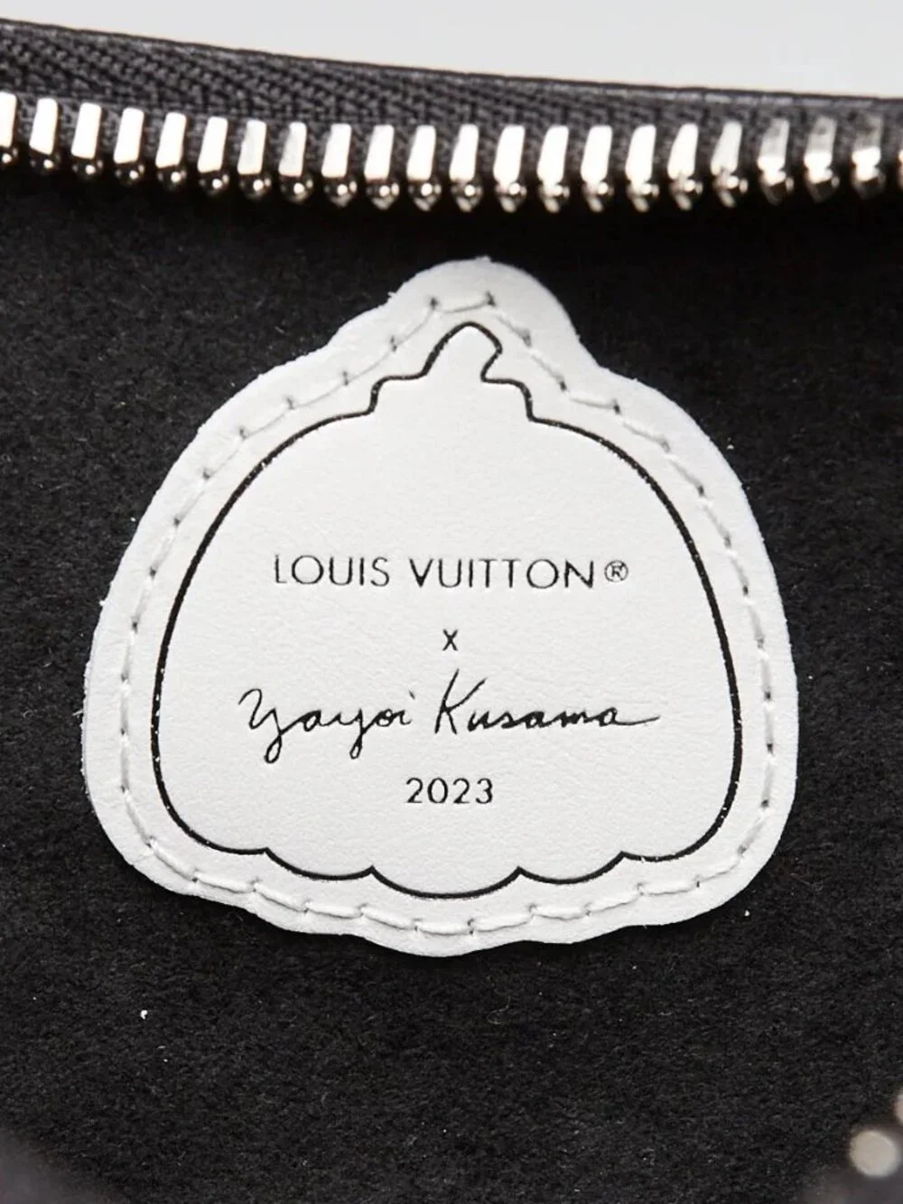 Louis Vuitton x YK Black/White Leather Easy Pouch on Strap Bag